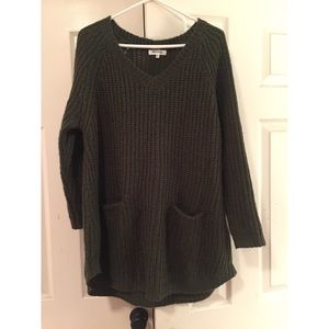 Olive green sweater